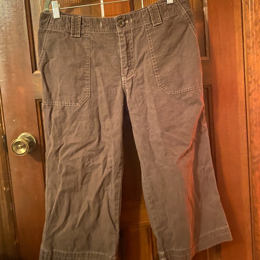Eddie Bauer Brown Wide Leg Pants